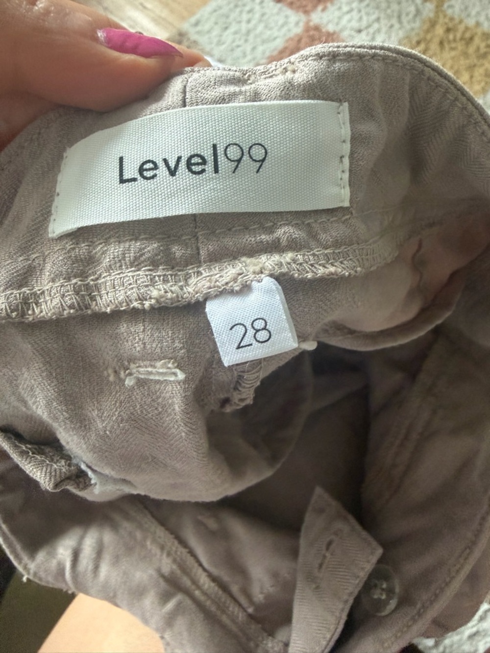 Level99 Khaki Utility Shorts - Picture 2 of 7